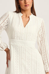 Layla Puff Sleeve Short Dress