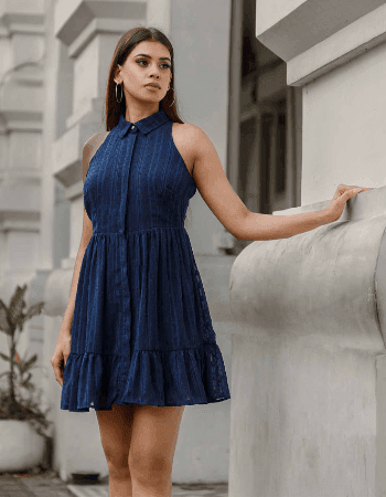 Ruffled Out Short Dress