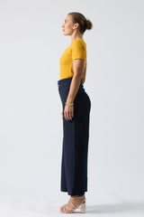Minimal Square Rip Knit Top