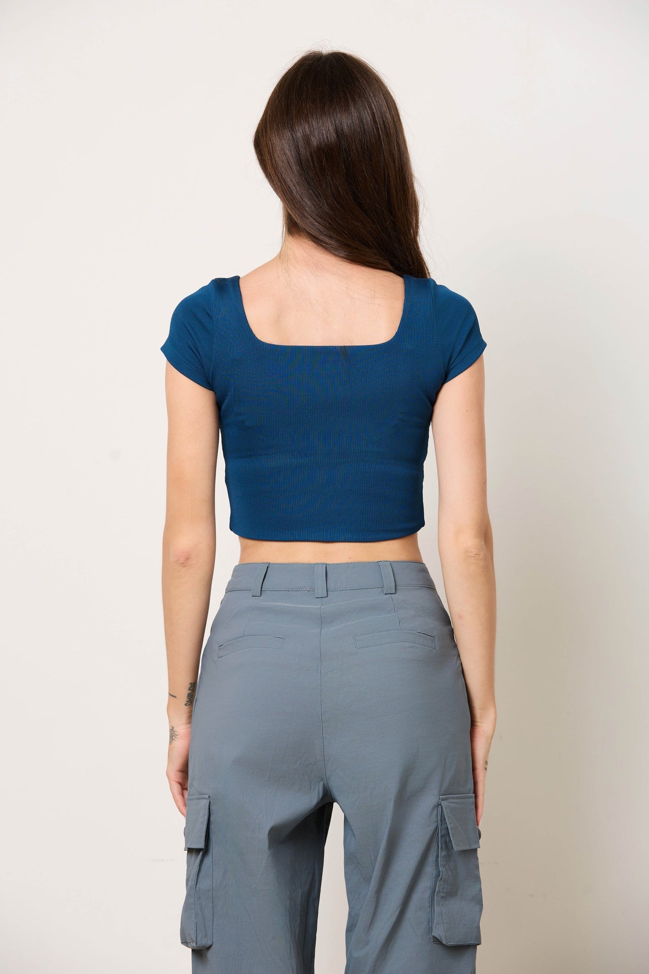 Squared Off Rib Tee