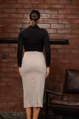 Elora Square Neck Work Wear Top