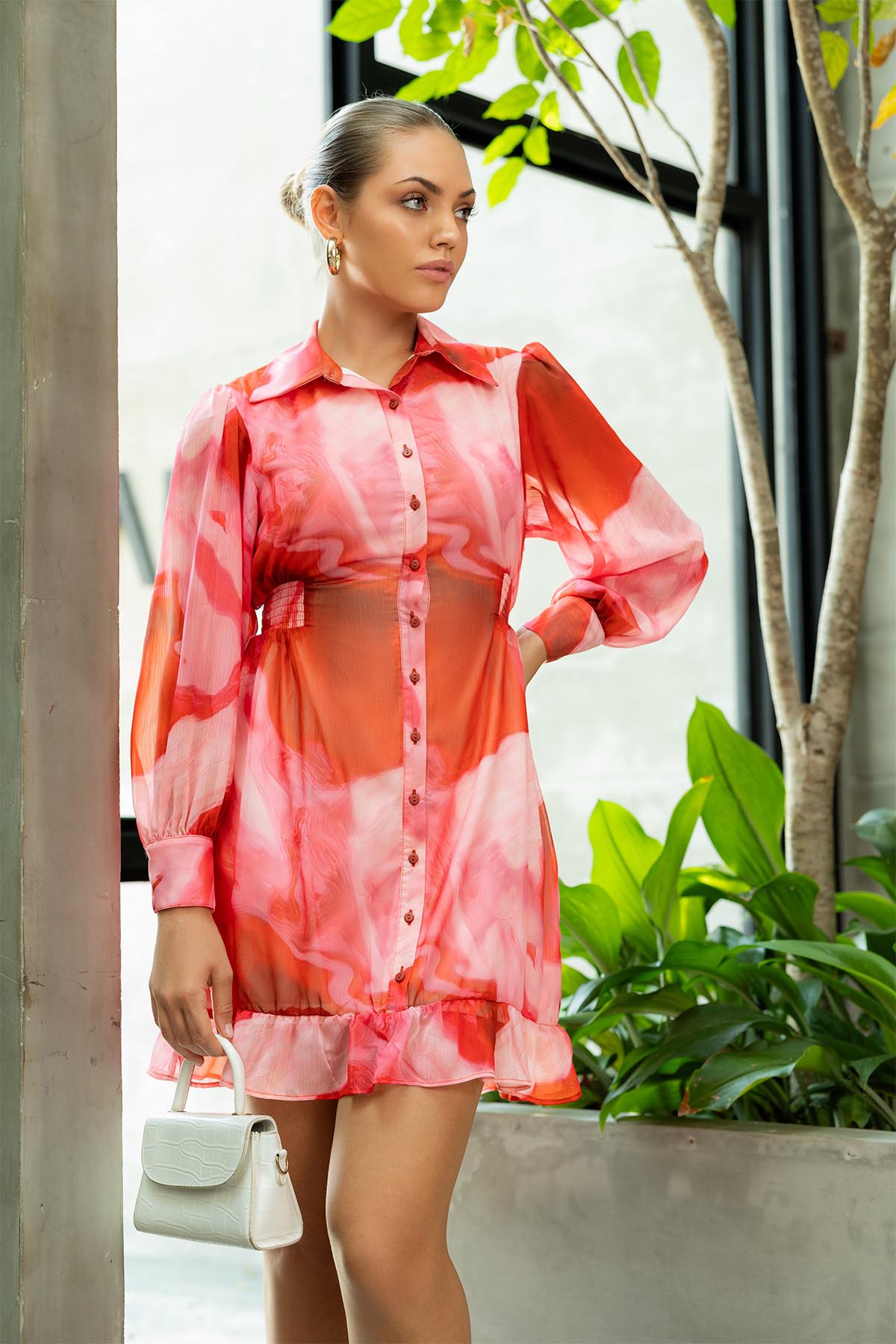 Blush Bloom Short Dress