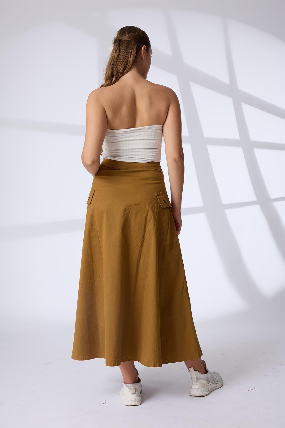 SleekZip Flare Skirt