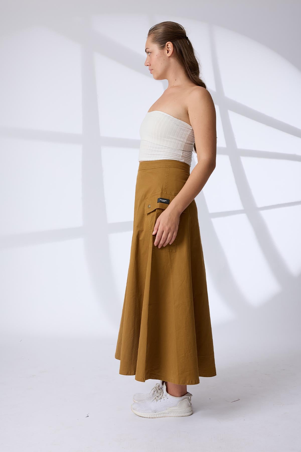 SleekZip Flare Skirt