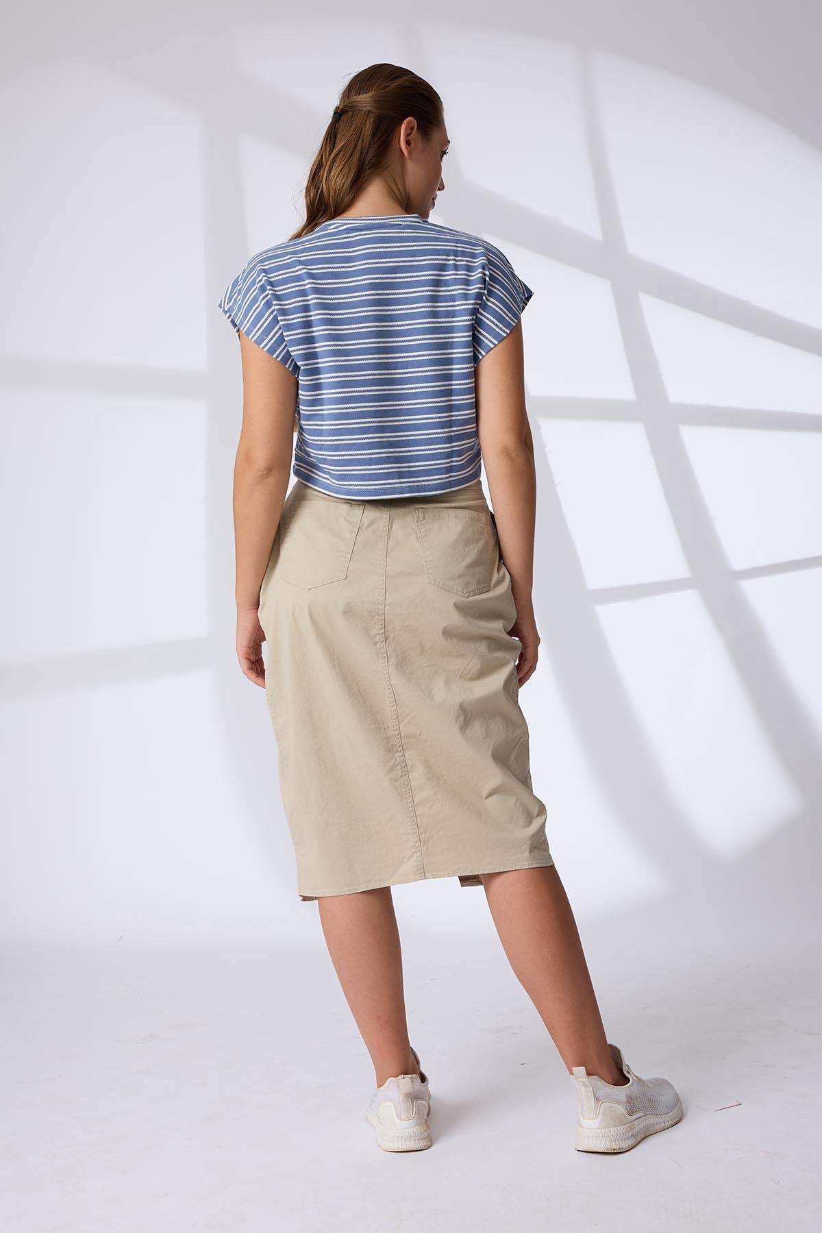 Vera Wrap Slit Skirt