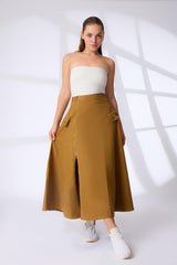 SleekZip Flare Skirt