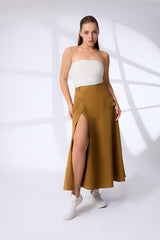 SleekZip Flare Skirt