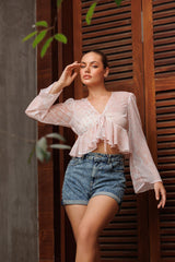 Frill Essence Long Sleeve Top