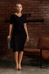 Streamline Knot Detail Dress