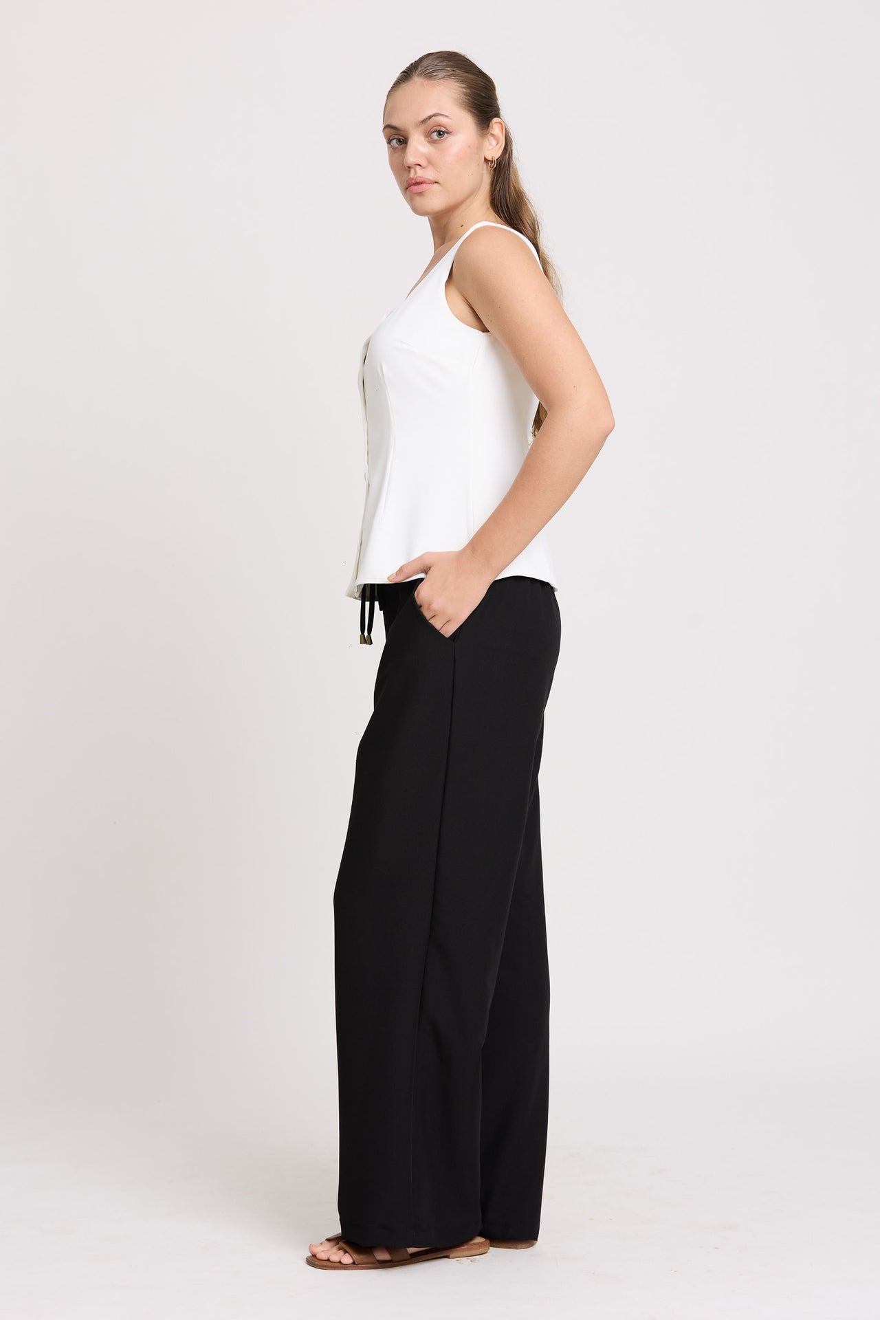 Yolanda Button Down Top