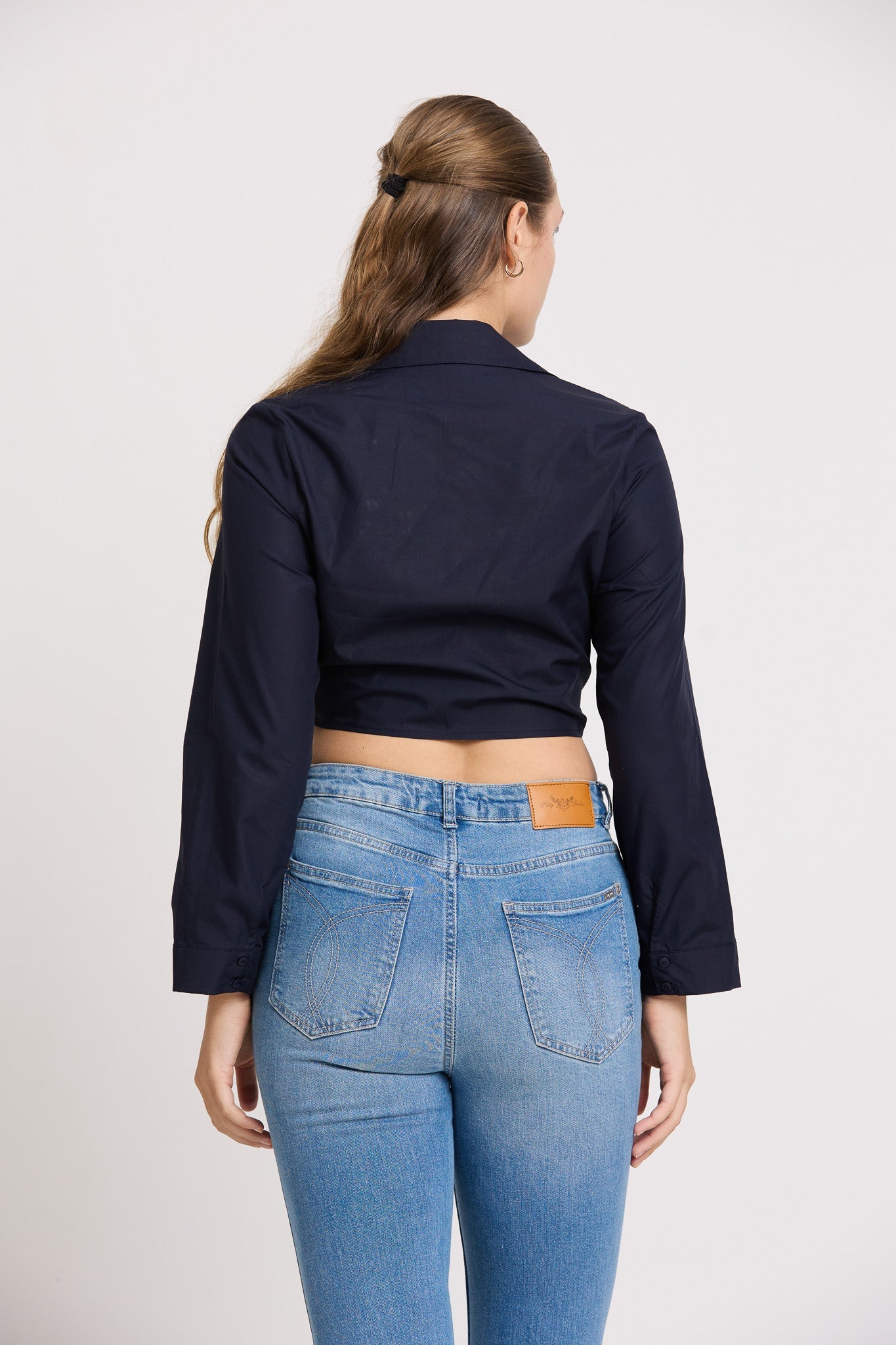 Astrid Corset Detail Long Sleeve Top