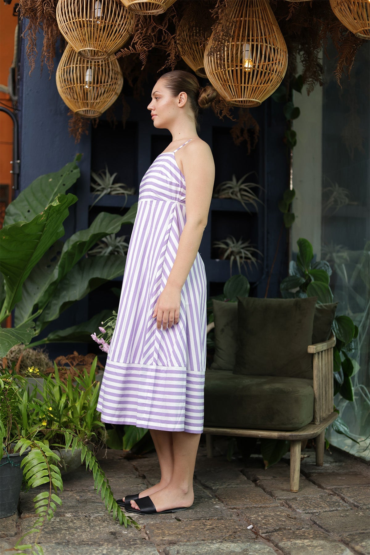 Summer Lines Midi Dress