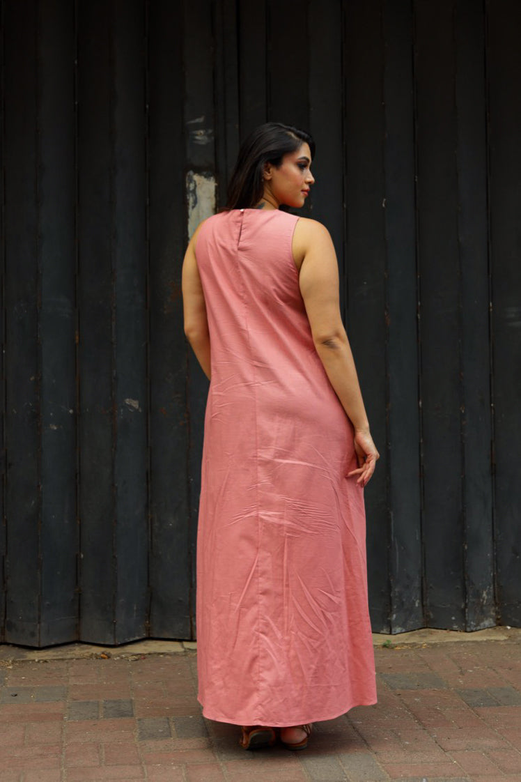 Sunray Linen Mazi Dress
