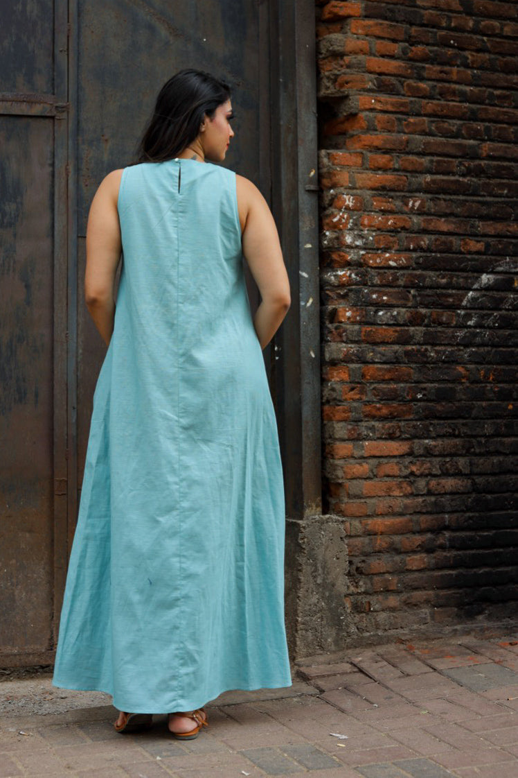 Sunray Linen Mazi Dress