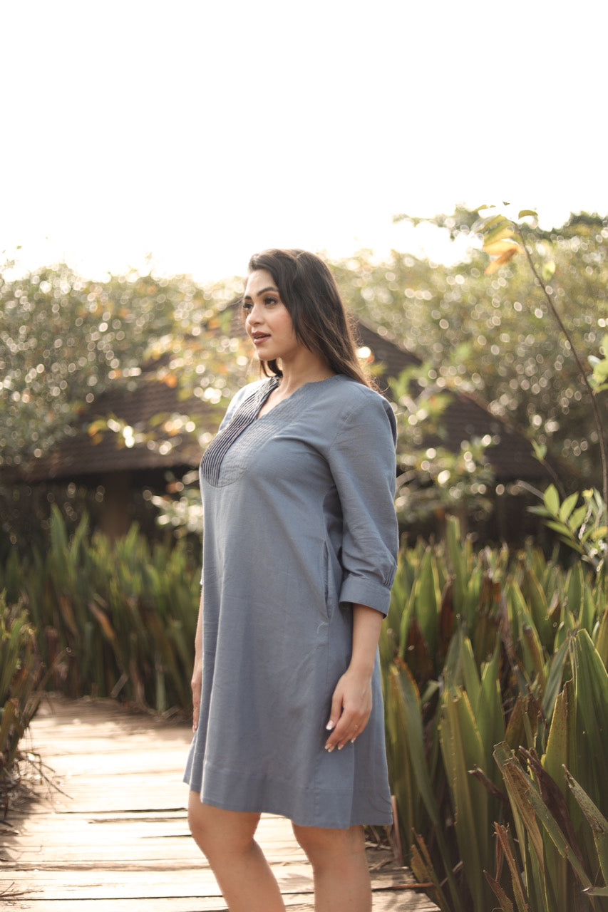 Solara Linen Dress