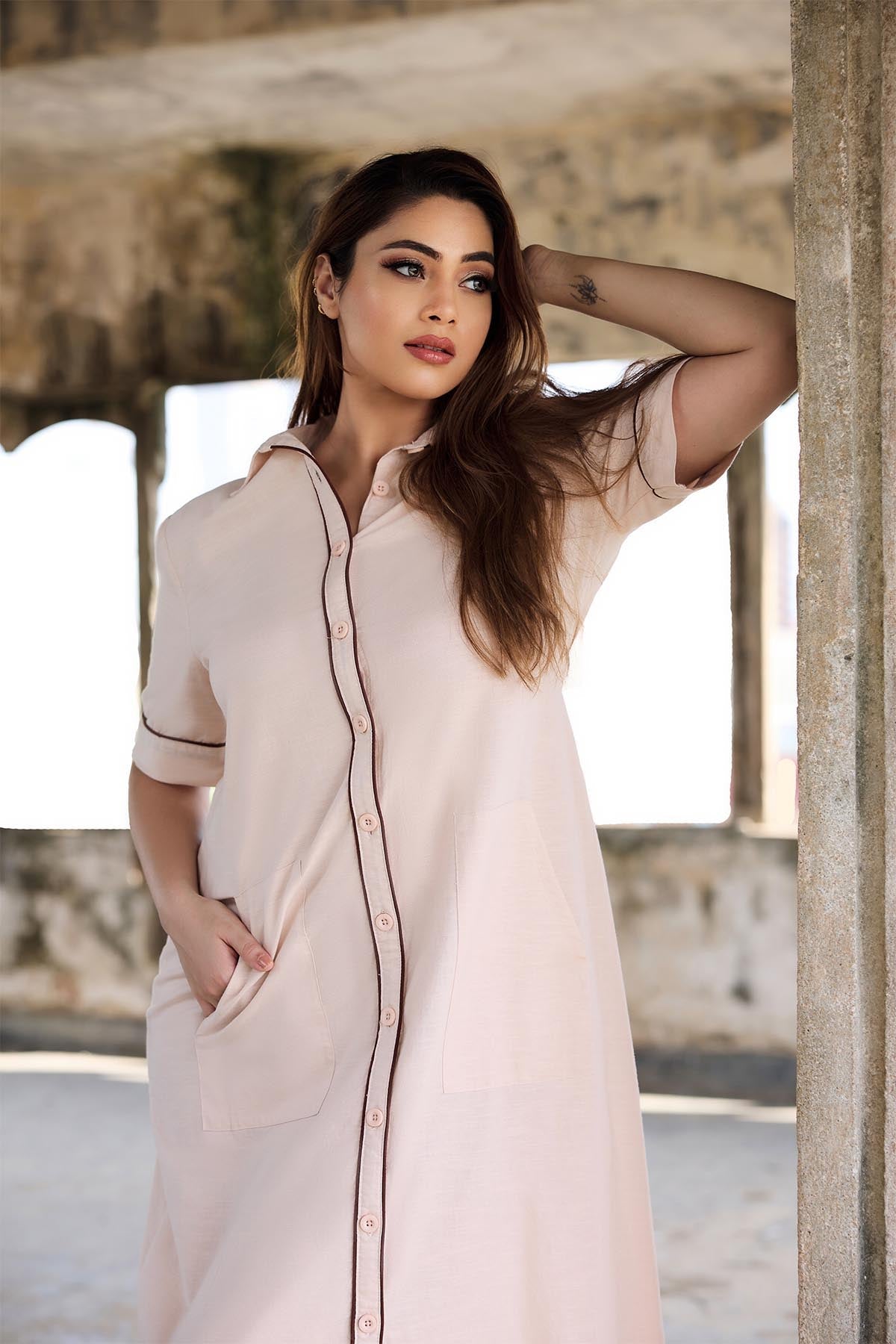 Lina Linen Dress