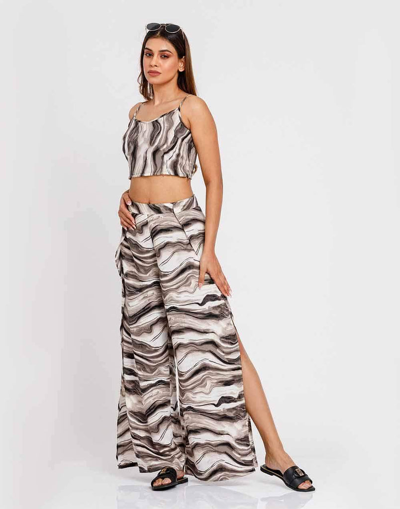 Rosaliya Print Thigh Pant