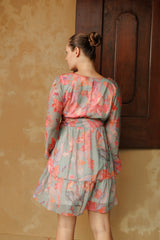 The Ruffled Surplice Mini