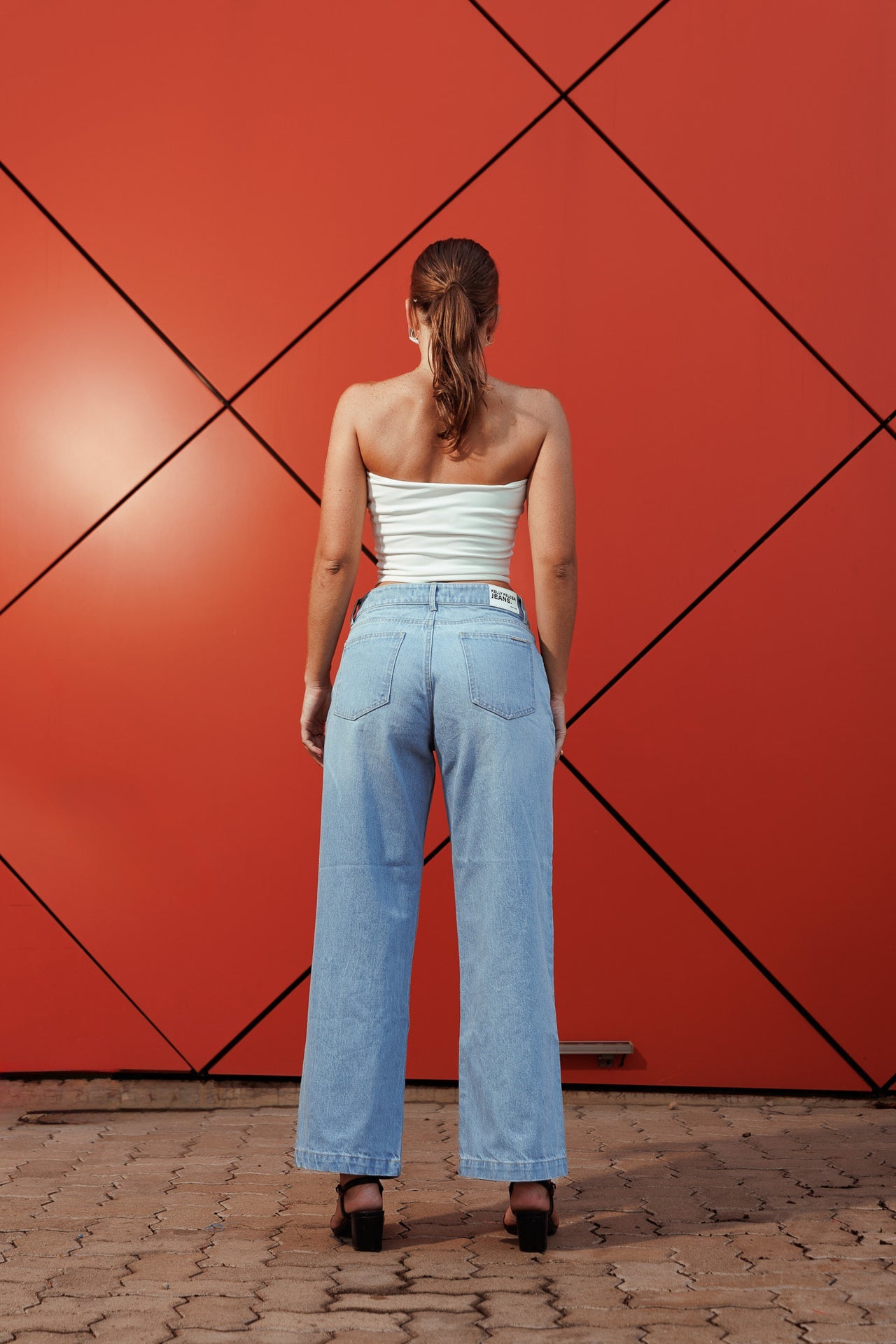 Utility Seam Wide-Leg Jeans In-store 29th Aug