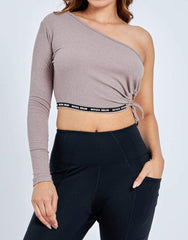 Vince asymmetrical Crop Tee