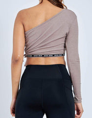 Vince asymmetrical Crop Tee