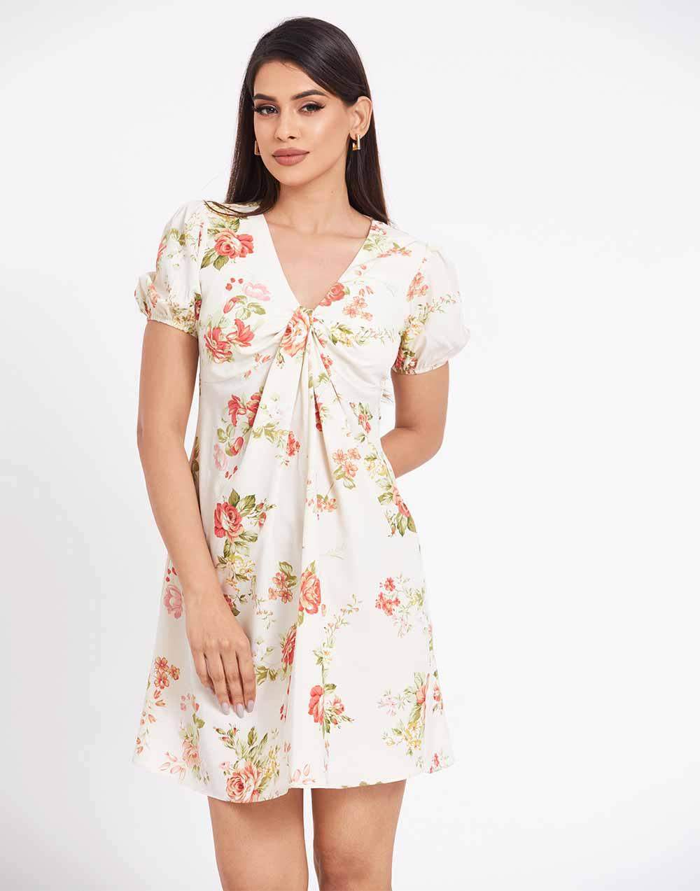 Clara Twist Bust Mini Dress