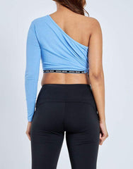 Vince asymmetrical Crop Tee