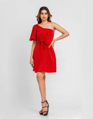 Moment To Party One Shoulder Dress