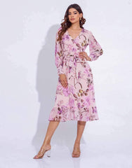 Kaylee Printed Midi Dress