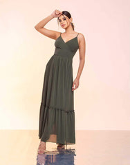 Midnight Elegance Maxi Dress