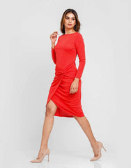 Side Knot Bodycone Dress