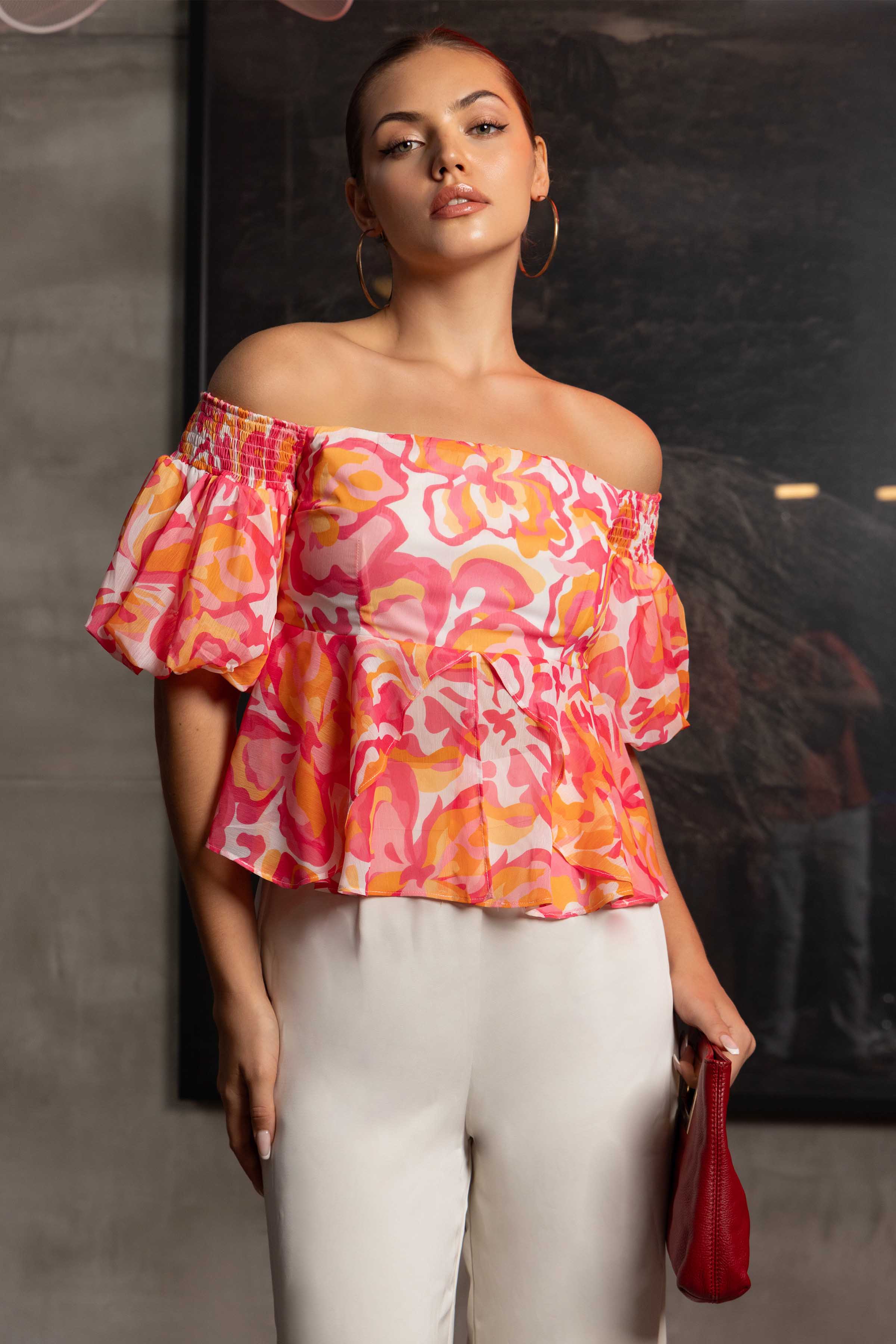 Nerissa Glow Off Shoulder Top