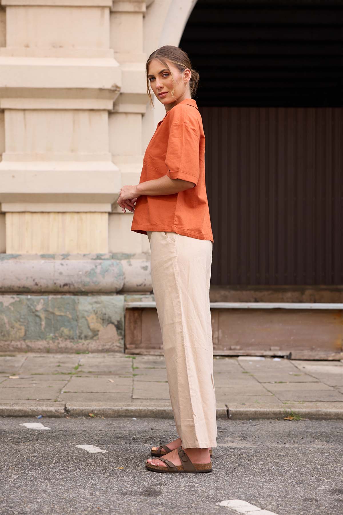 Summer Linen Basic Pant