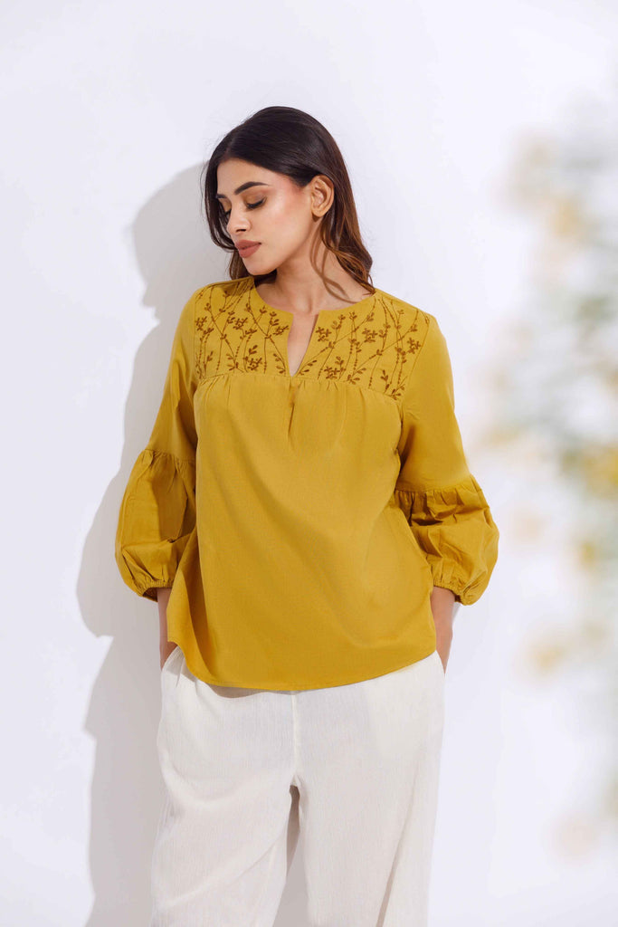 Sun Kissed Linen Top