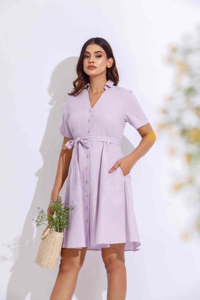 Heavenly Harmony linen Dress