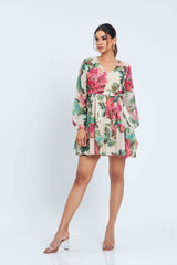 Ella Frill Short  Dress