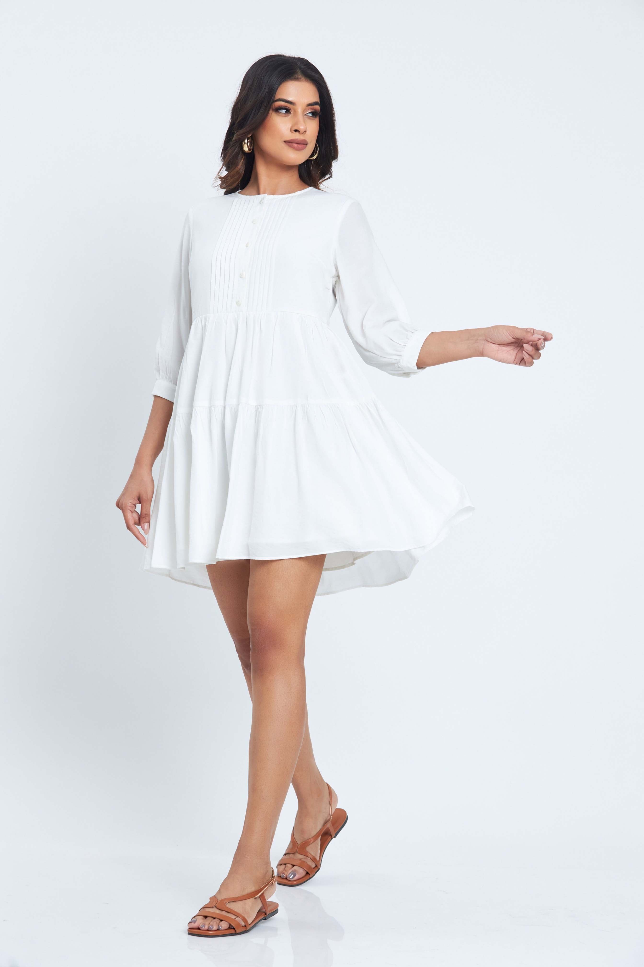 Amelia Frill Short Dress