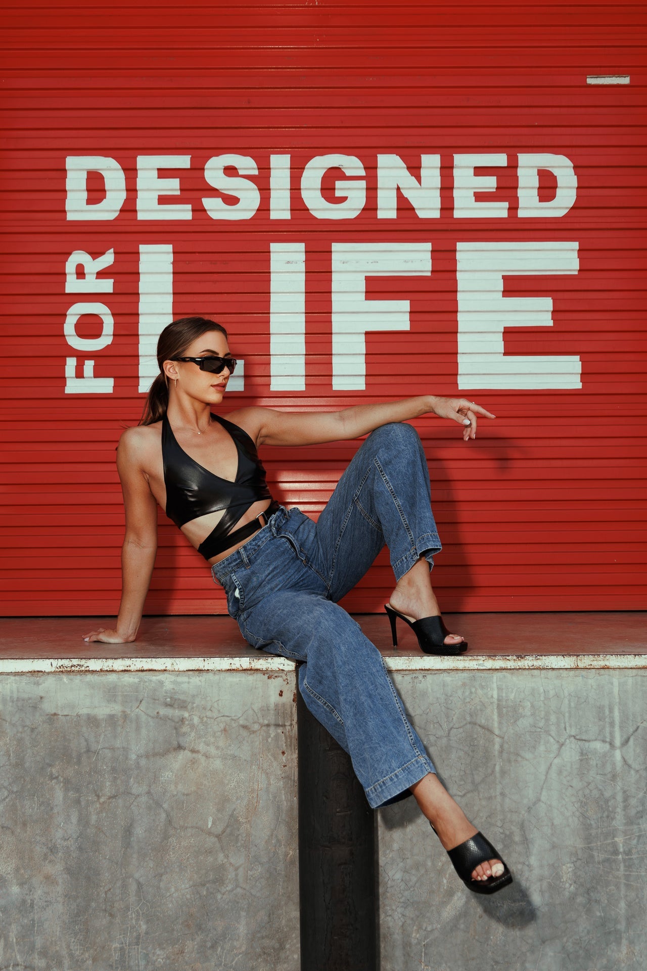 Downtown Ease Baggy Wide-Leg Jeans