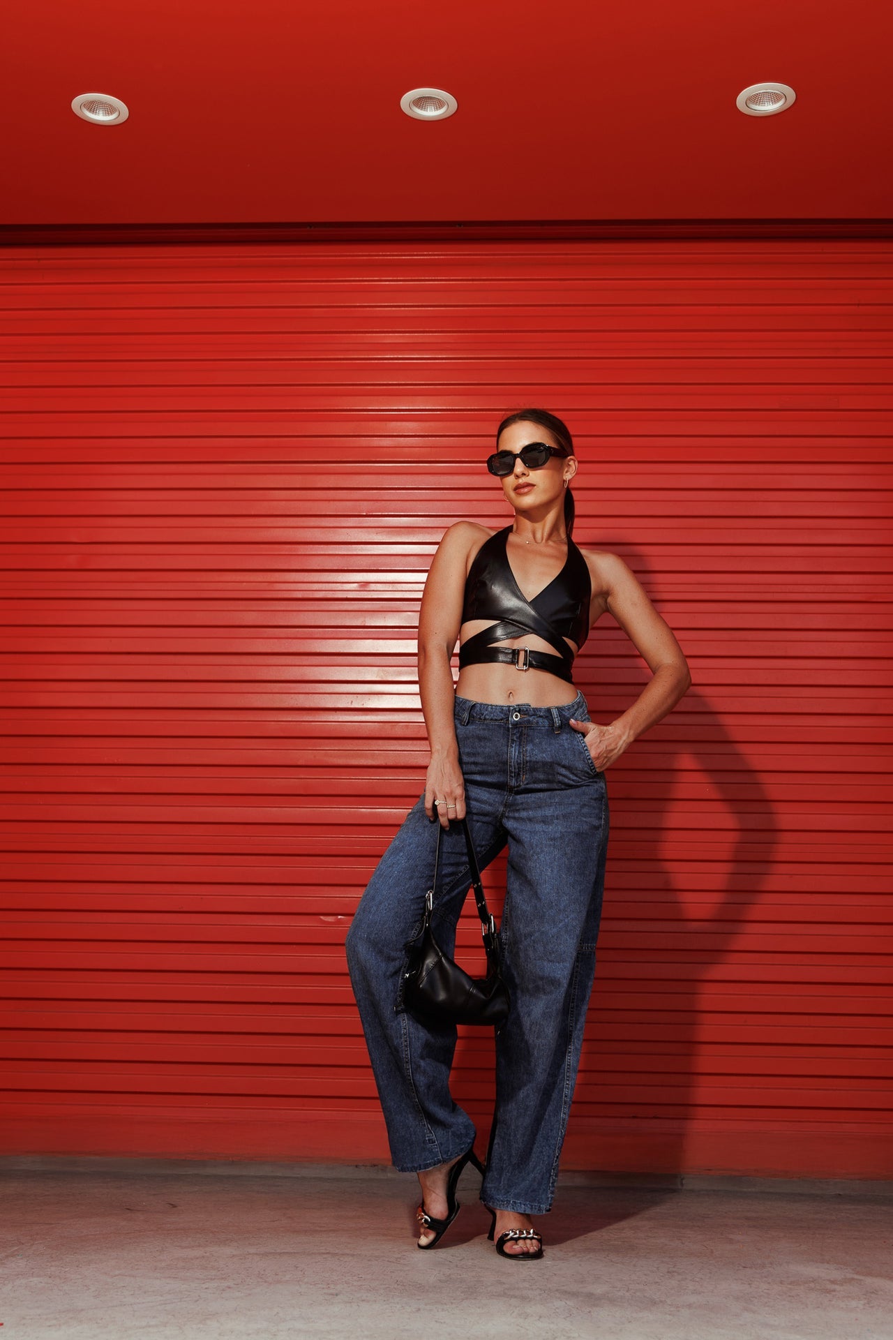 Downtown Ease Baggy Wide-Leg Jeans