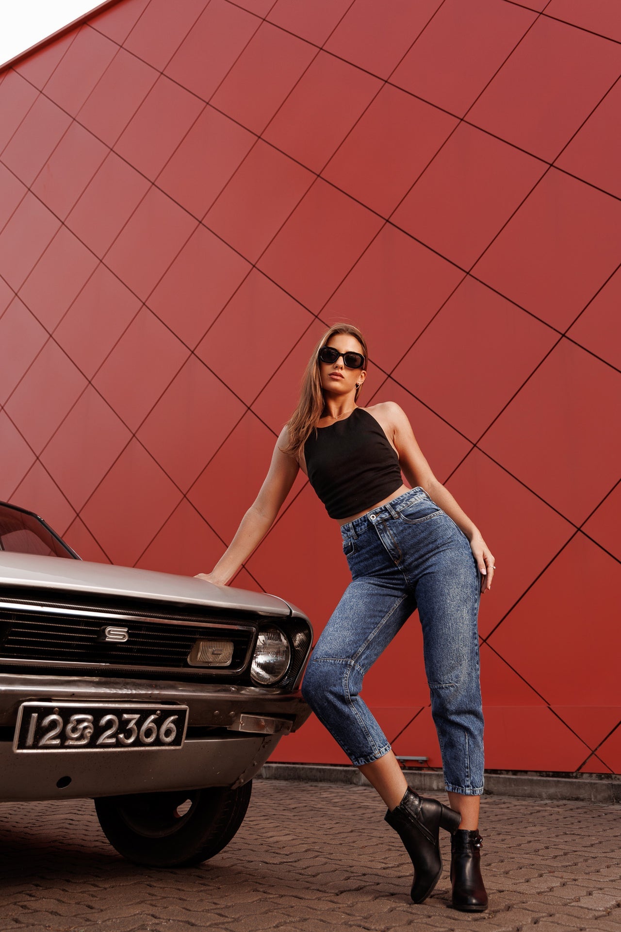 Elevate High-Rise Straight Denim