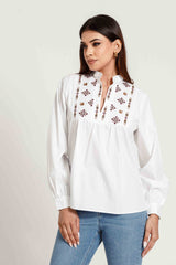 Noah Embroidery Top