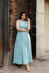Sunray Linen Mazi Dress