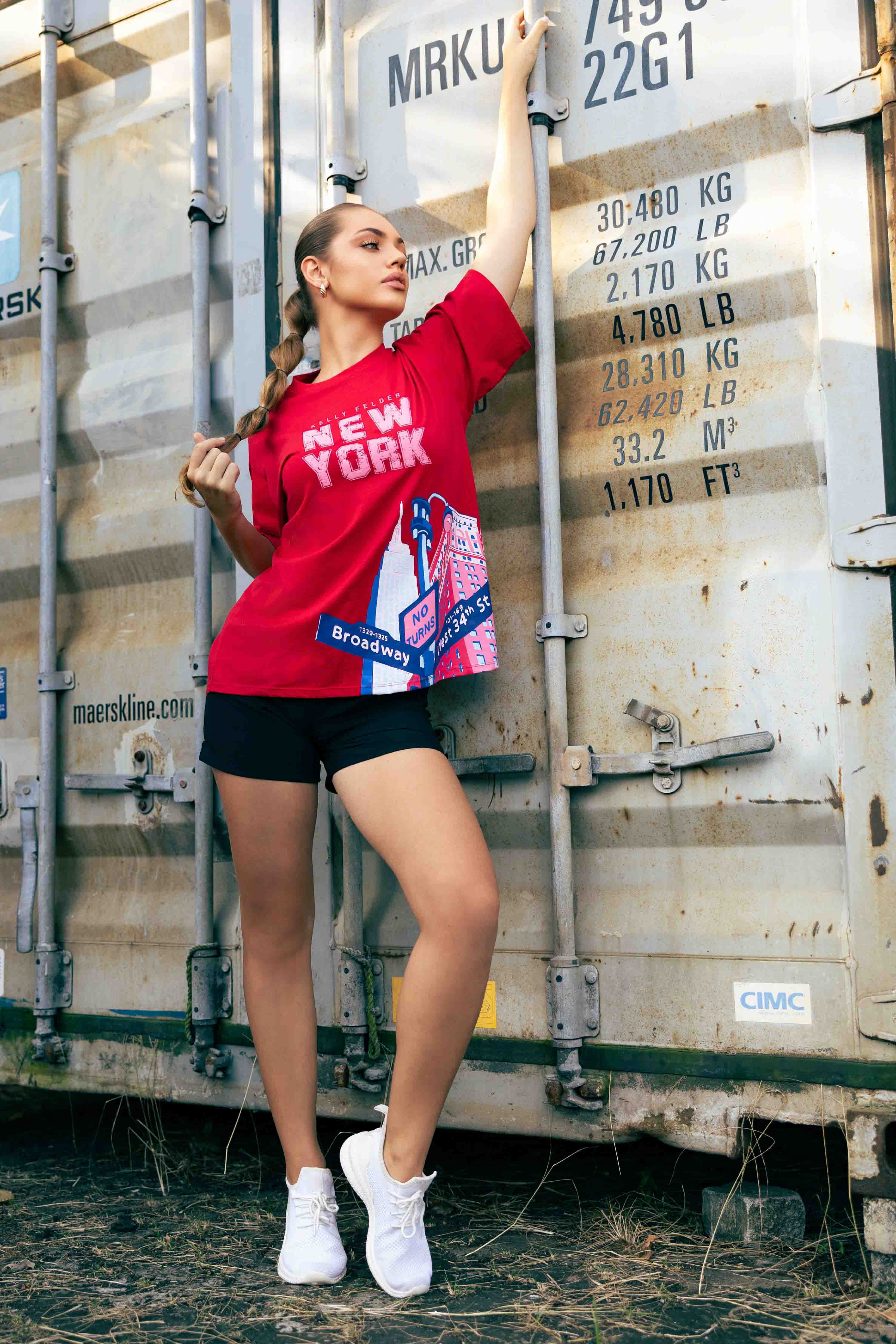 Cityscape Oversized T