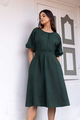 Island Ivy Linen Dress