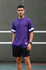 Own the game over sized printed tee SCY range - Purple