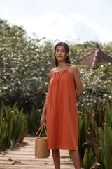 Lunara Bloom Linen Dress