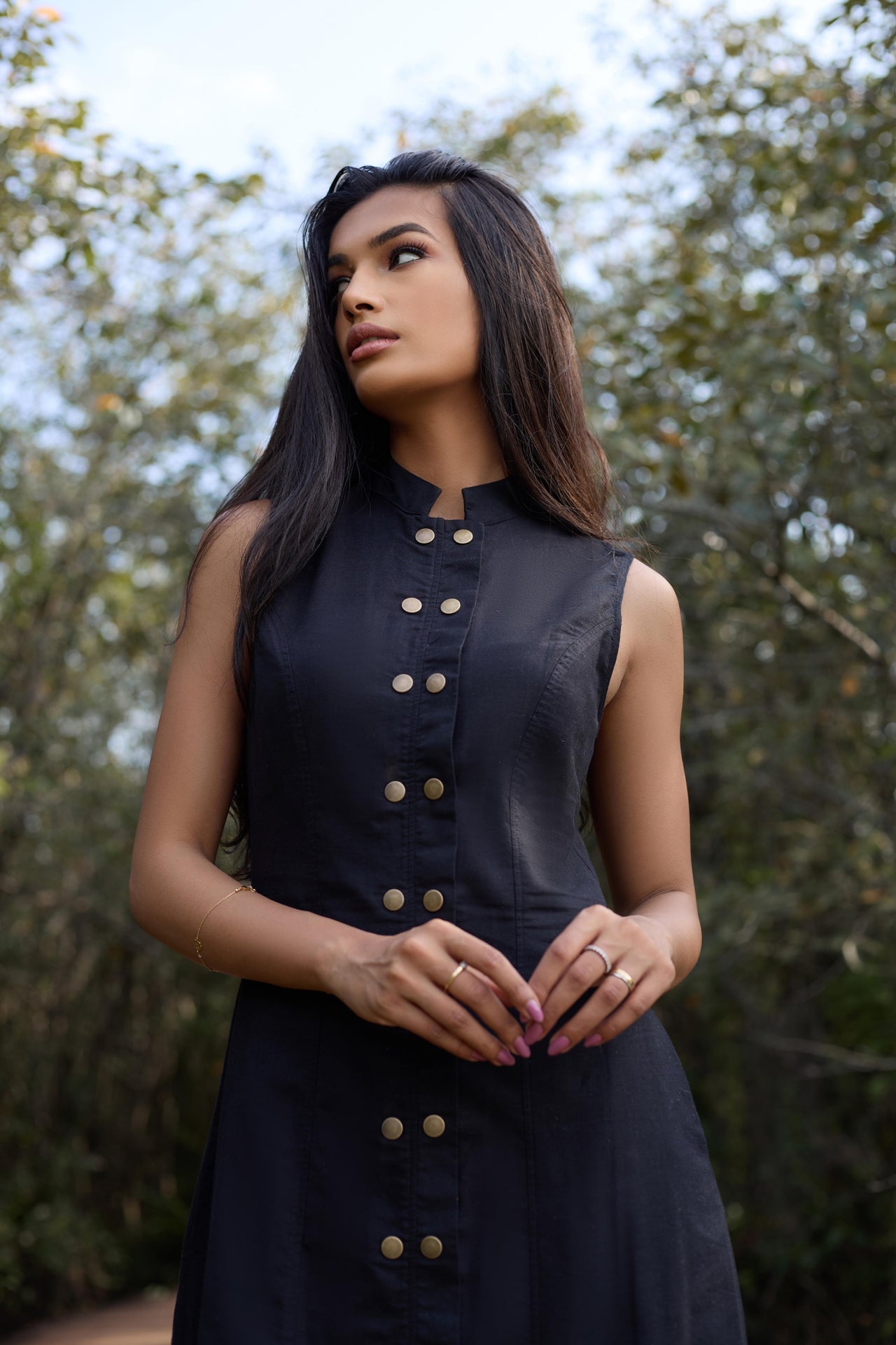 Petalyn Grace Linen Dress