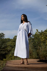 Soline Petal Linen Dress
