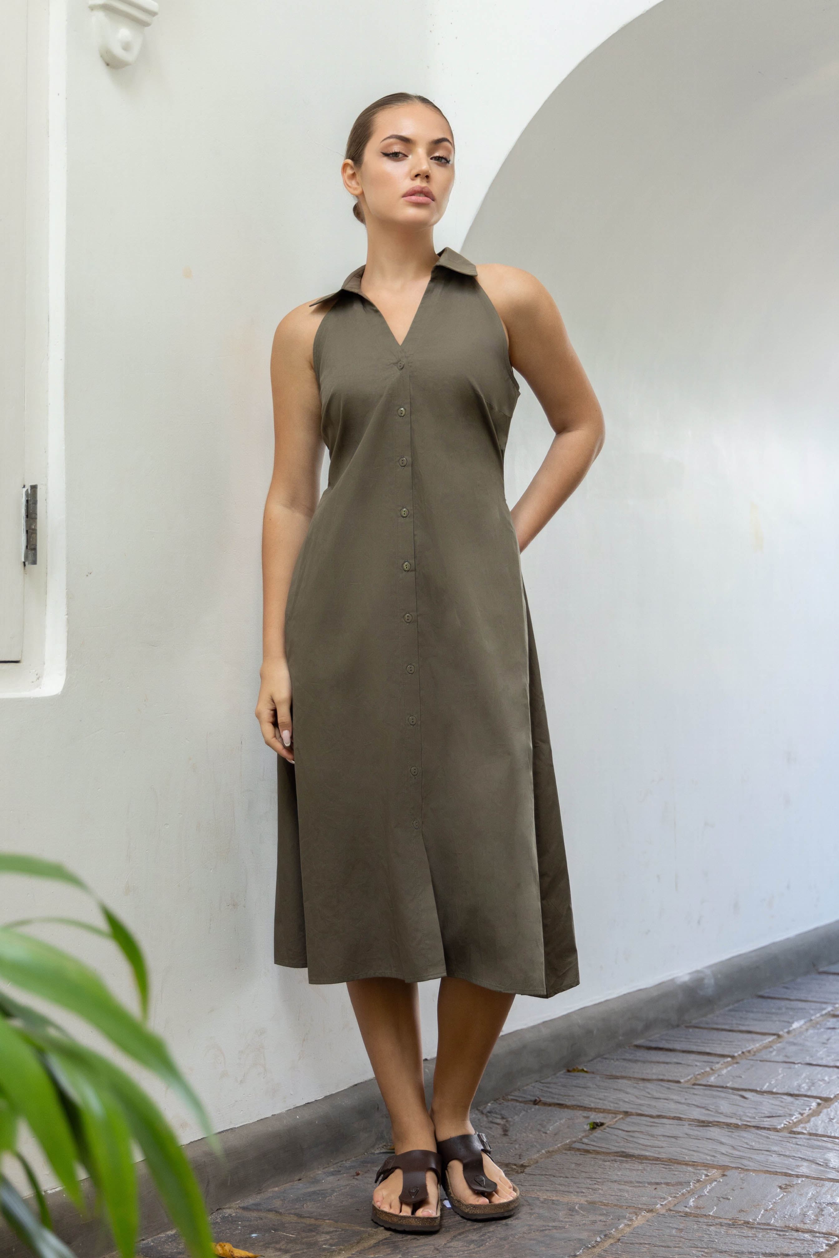 Timeless Midi Shirt Dress