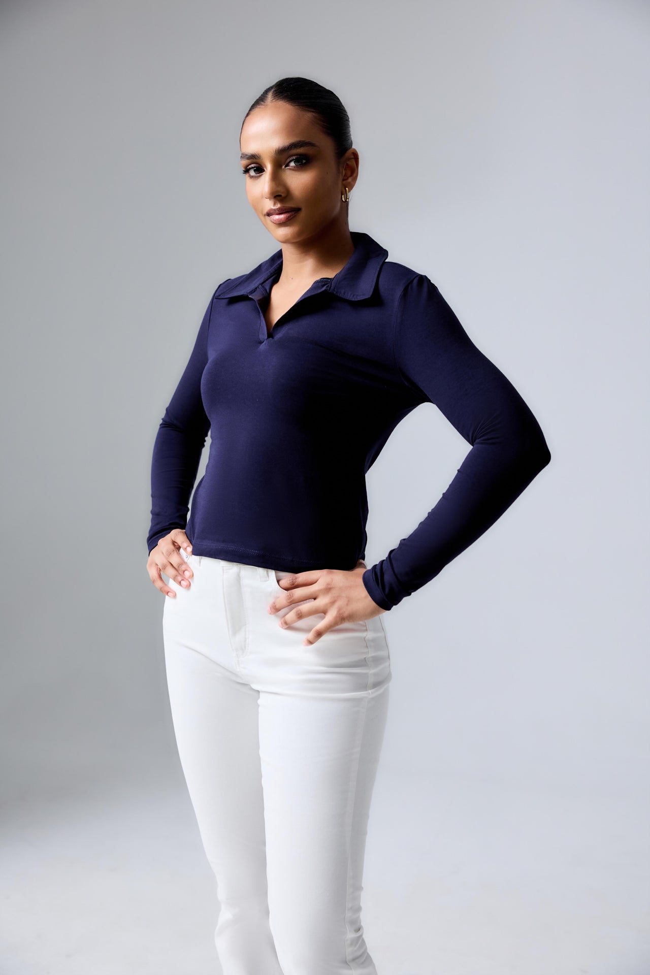 Evi Long Sleeve Polo